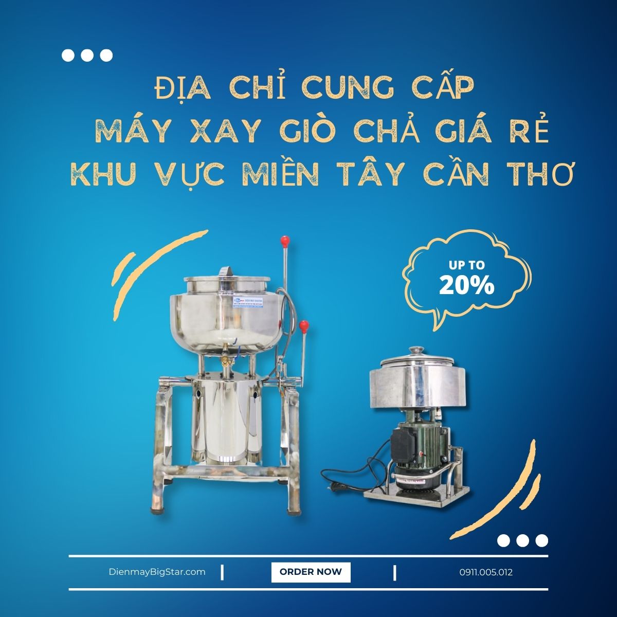 máy xay giò chả