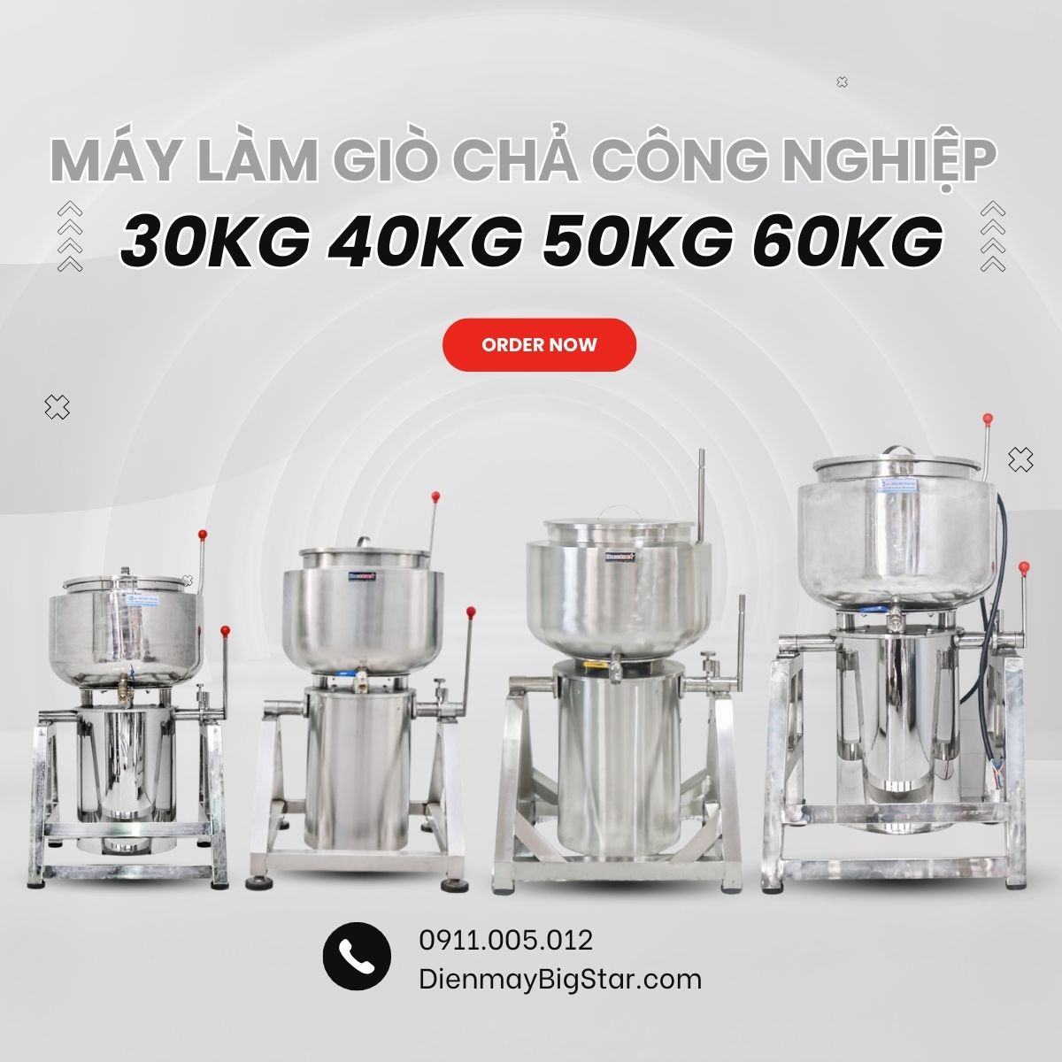 máy làm giò chả công nghiệp